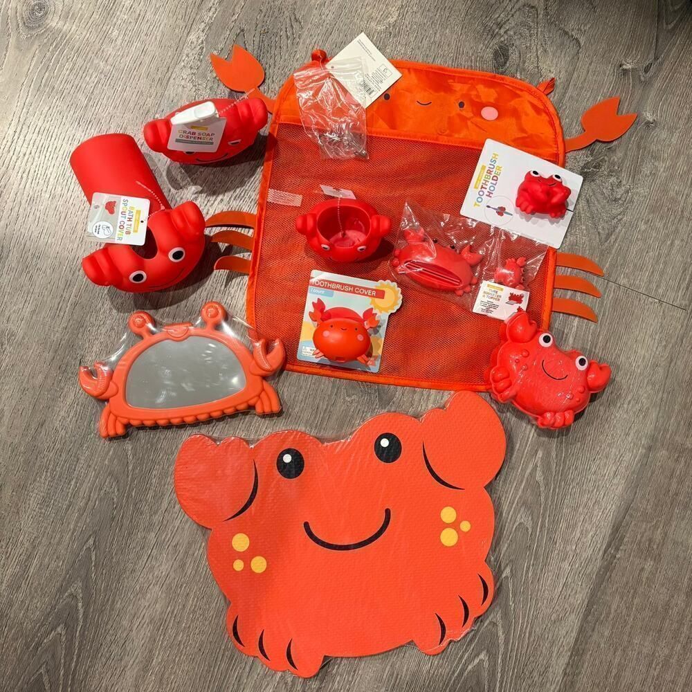 Kid's Crab Bath Set 10 Pieces